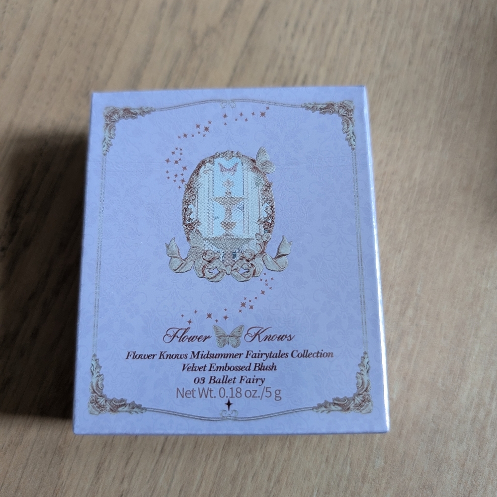 BNIB Flower Knows Embossed Blush - Ballet Fairy